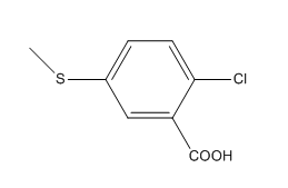2-氯-5-甲硫基苯甲酸