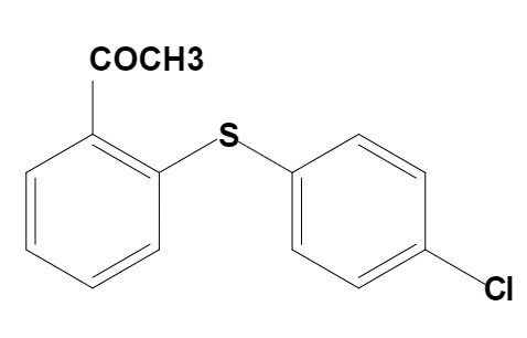 2-Acetyl-4'-chloro diphenyl sulfide